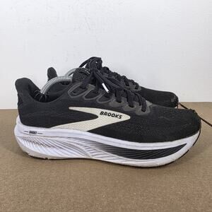 Brooks Ghost 17 Black Grey White Womens Black Size 8 Running Shoes 1204311B090